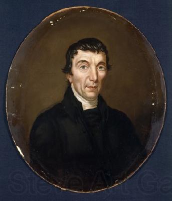 William Roos Portrait in oils of Welsh preacher John Elias Norge oil painting art